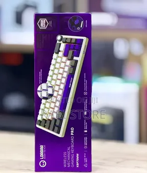 Logar Wireless Mechanical Gaming Keyboard, Toxic Purple Switches