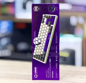 Logar Wireless Mechanical Gaming Keyboard, Toxic Purple Switches