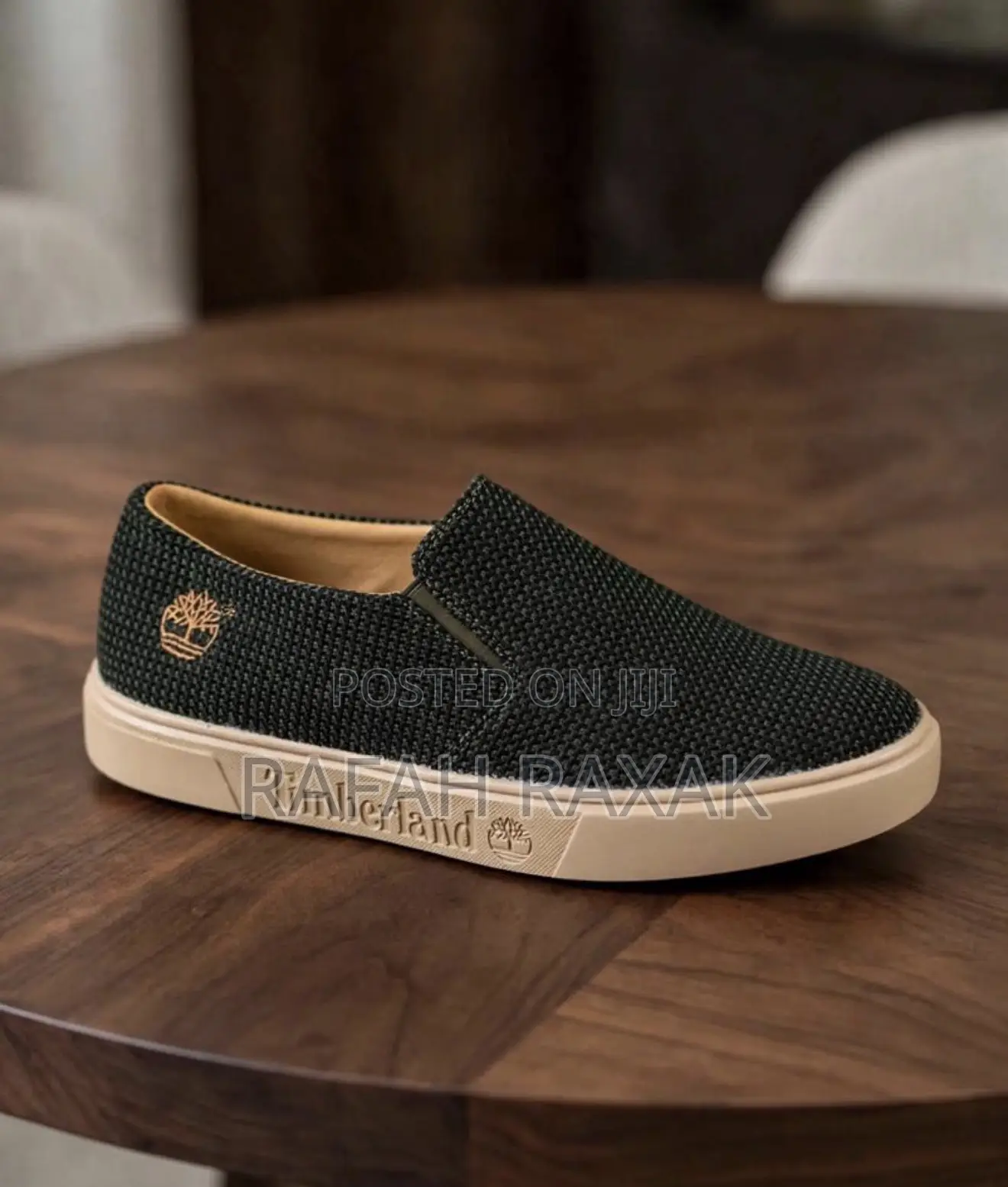 Men’s Classic Army-Green Timberland Slip-on Casual Shoes