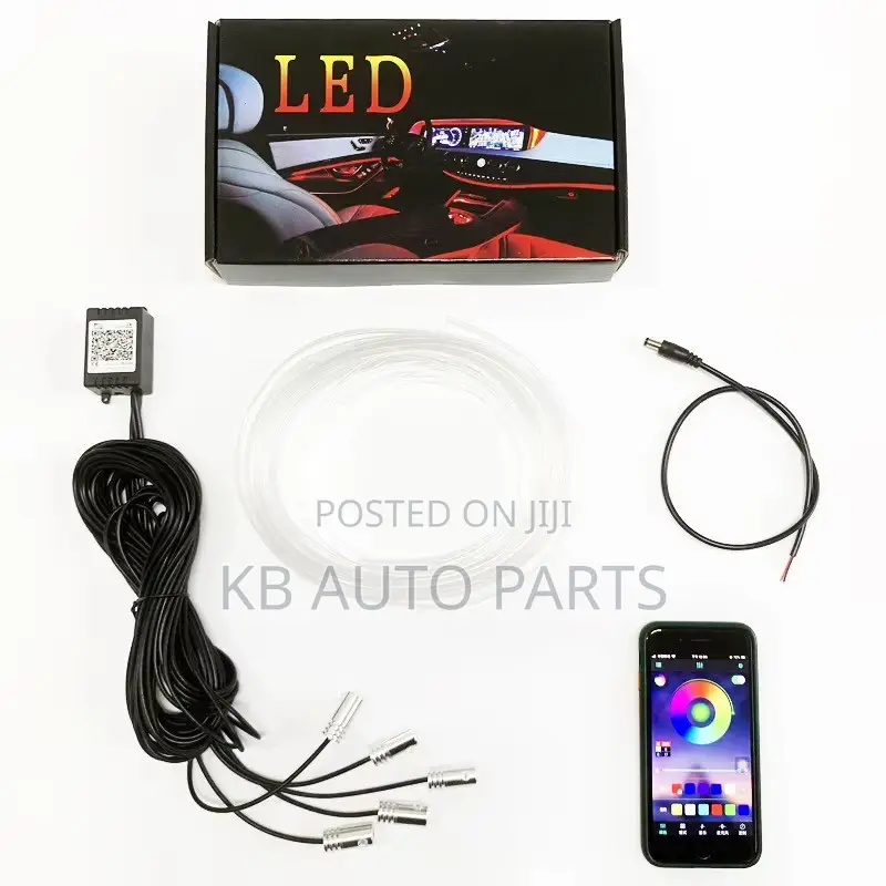 Fiber Optic Car Ambient Lights With App Control