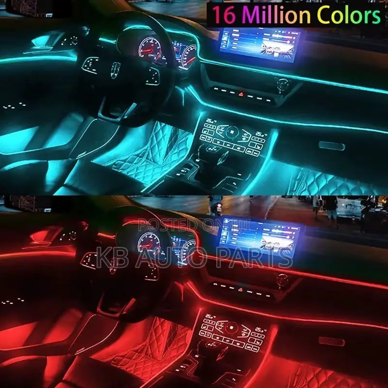 Fiber Optic Car Ambient Lights With App Control