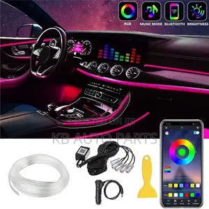 Fiber Optic Car Ambient Lights With App Control