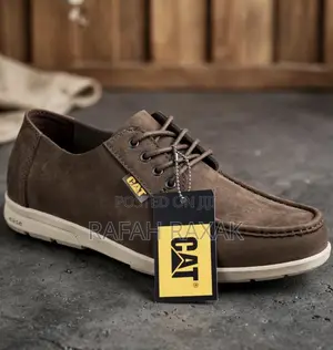 CAT Easy Low-Cut Lace Up Leather Shoes