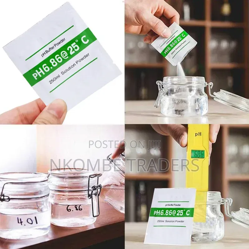 3 Sackets pH Meter Calibration Buffer Powder