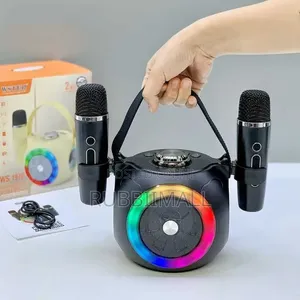 Portable Wireless Karaoke Speaker (2 Wireless Mics) ~ WSTER WS-1970