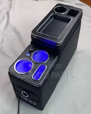 Armrest Box Center Console With LED/WirelessCharging/Cupholders/USB