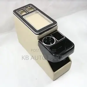 Armrest Box Center Console With LED/WirelessCharging/Cupholders/USB