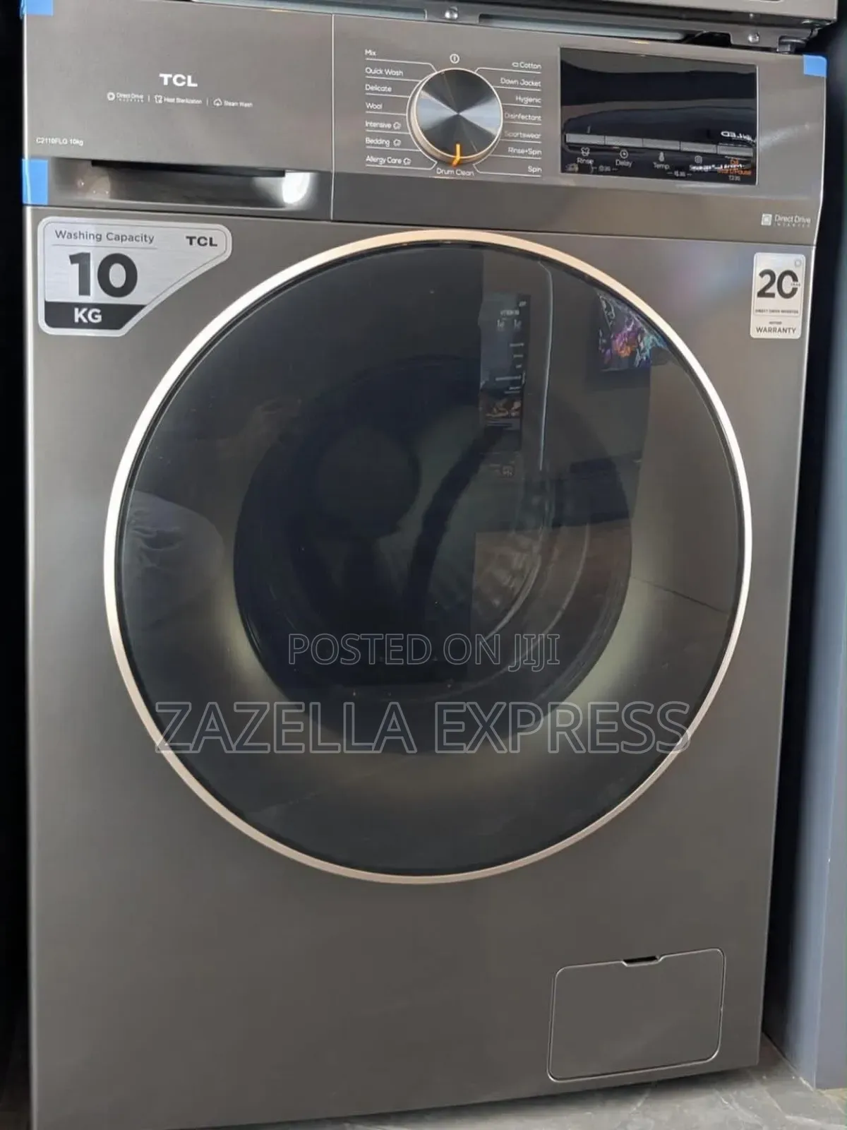 TCL 10kgs Fully Automatic Front Loader Washing Machine