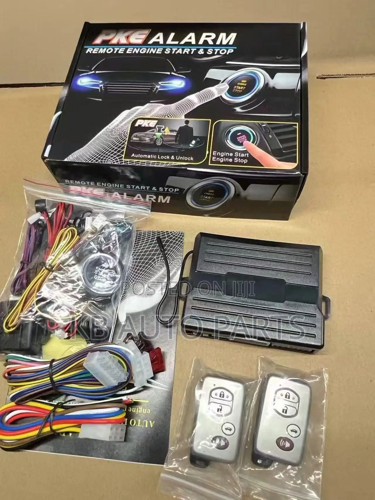 Push to Start System With Remote Engine Start/Stop and Mobile App