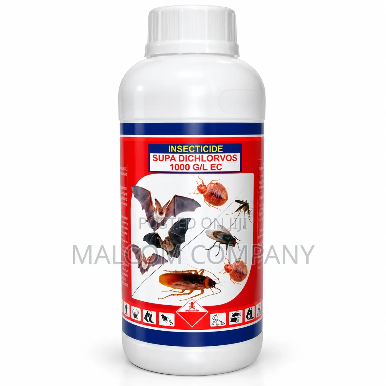 Supa Dichlorvas 1000 G/L EC Insecticide Cockroaches Bedbugs Mosquitoes