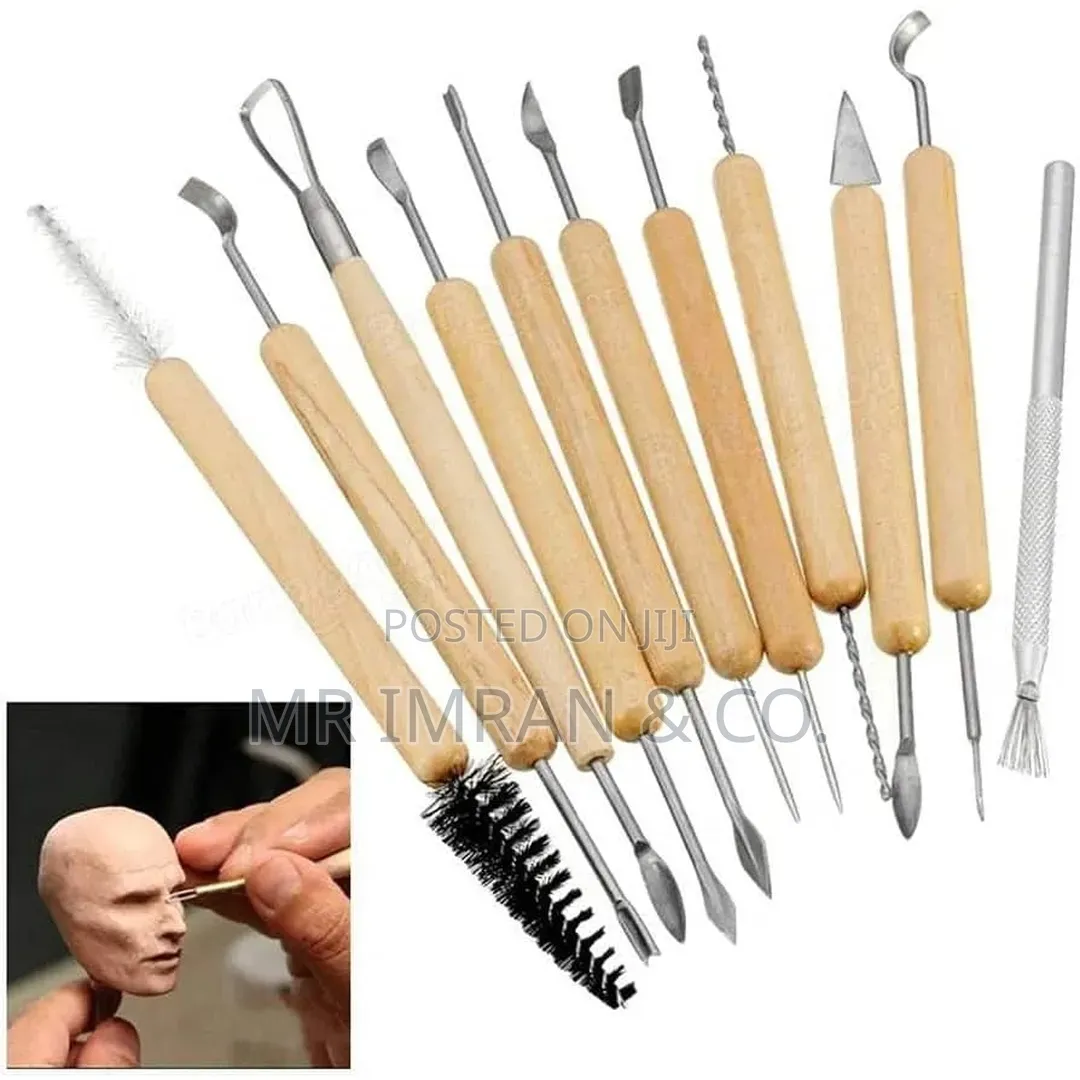11-Piece Clay Sculpting and Pottery Tool Set