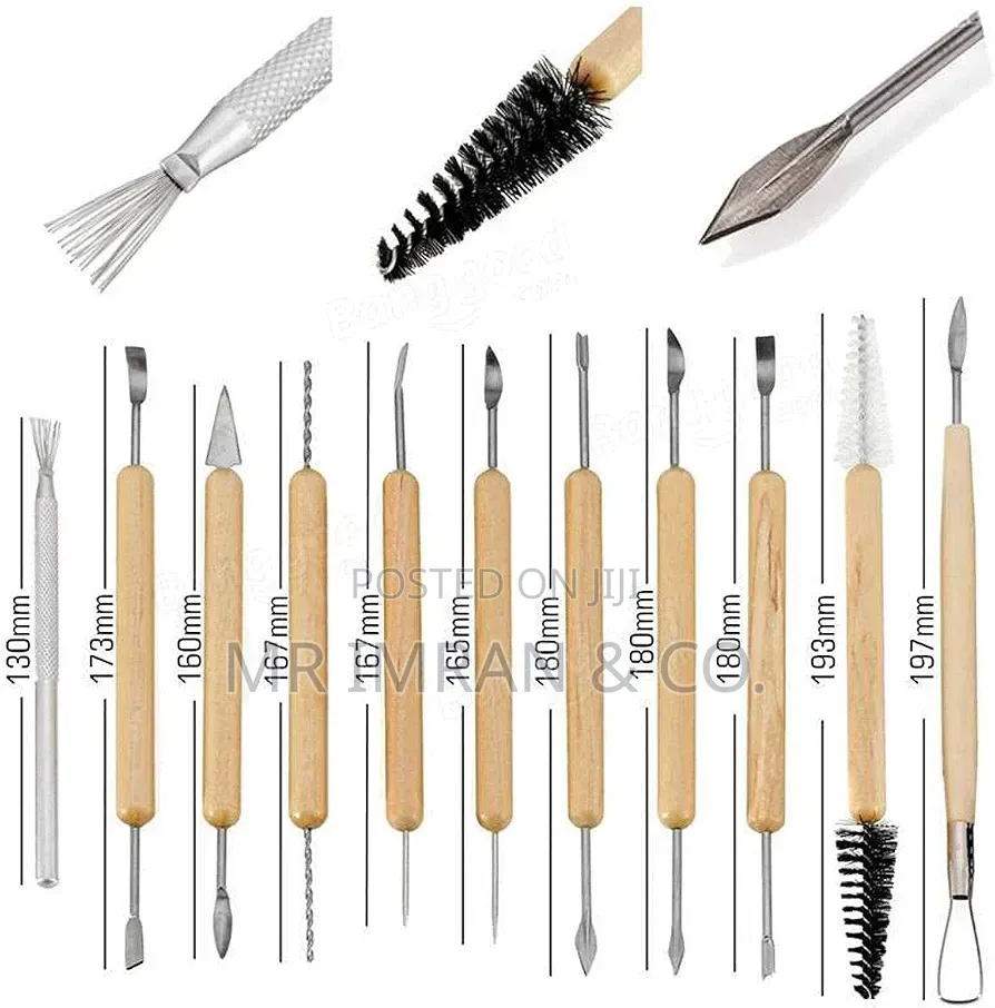 11-Piece Clay Sculpting and Pottery Tool Set