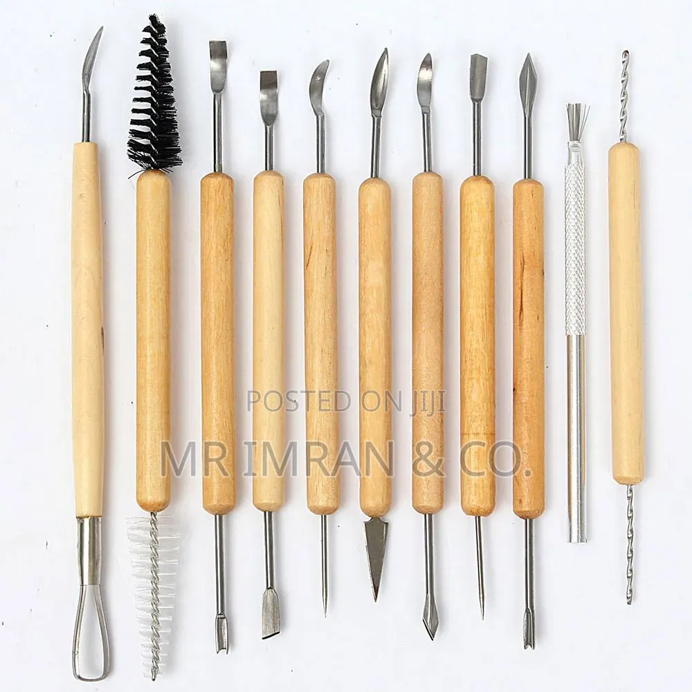 11-Piece Clay Sculpting and Pottery Tool Set