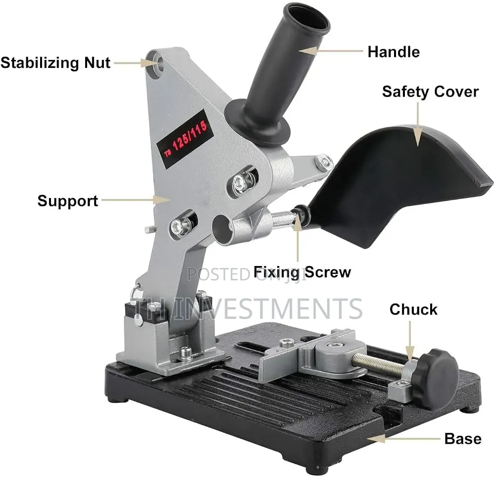 Angle Grinder Stand Stand DIY Cast Iron Base Grinder Holder Cutter