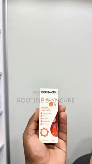 Dermav10 Rescue Oil for Stretchmarks, Scars and Acne Marks 75mls