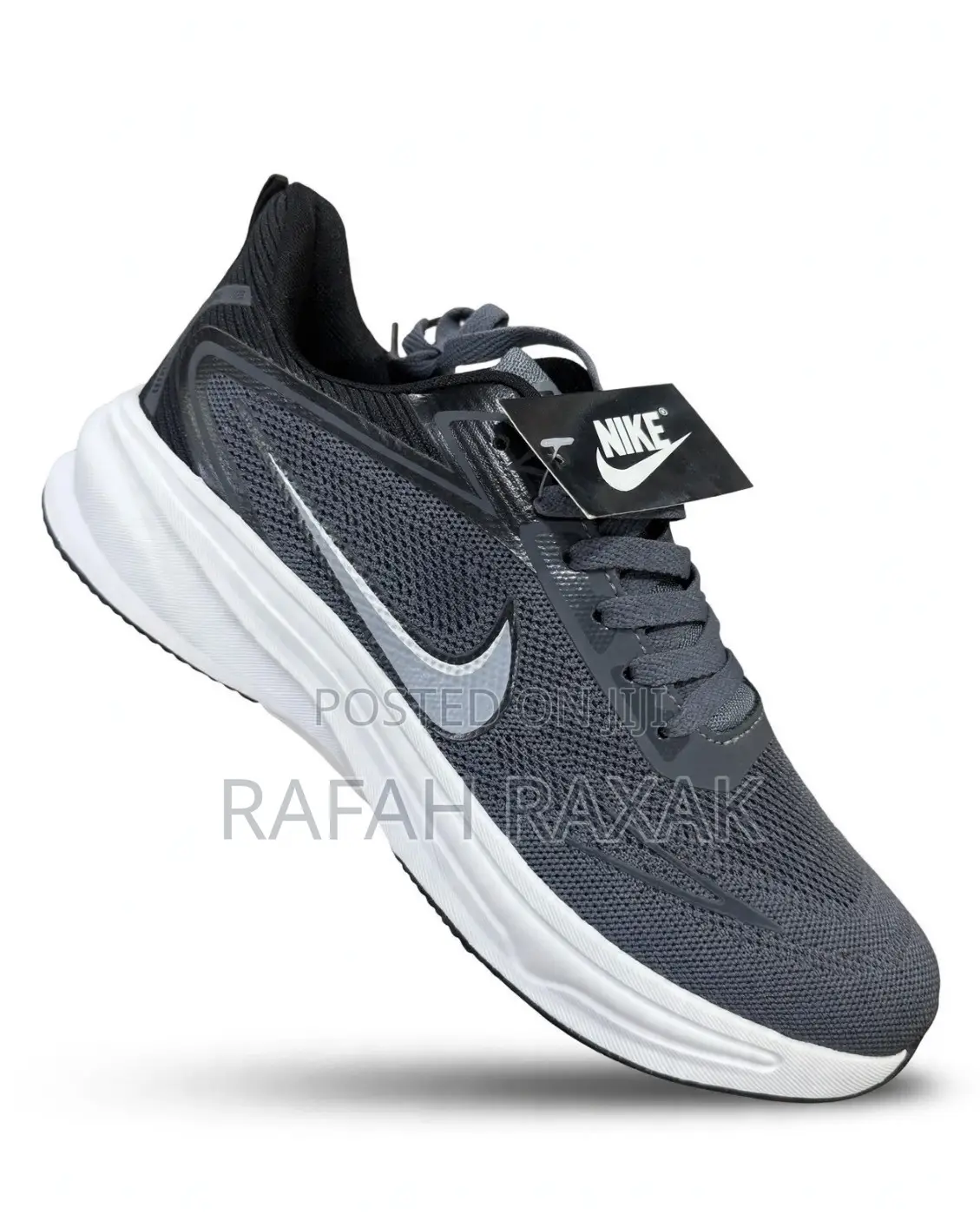 Classic Dark Grey/White Nike Lightweight Running Shoes
