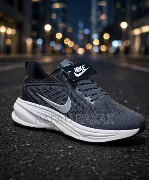 Classic Dark Grey/White Nike Lightweight Running Shoes