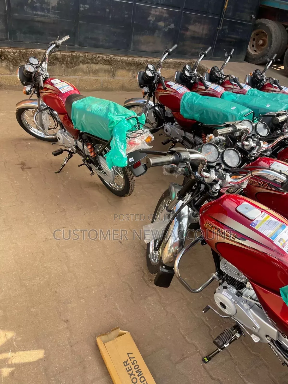 New Bajaj Boxer BM100KS 2023 Red