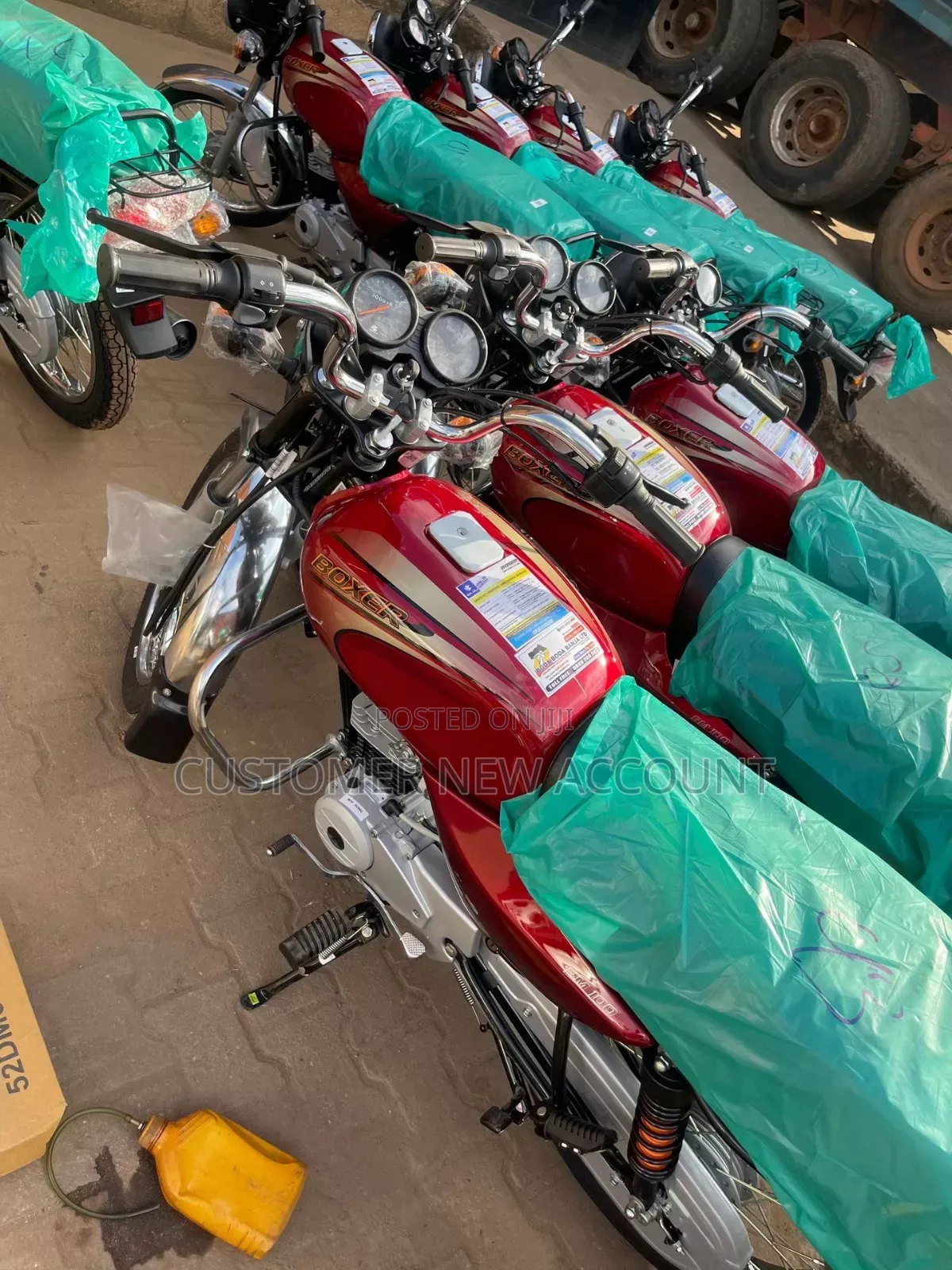 New Bajaj Boxer BM100KS 2023 Red