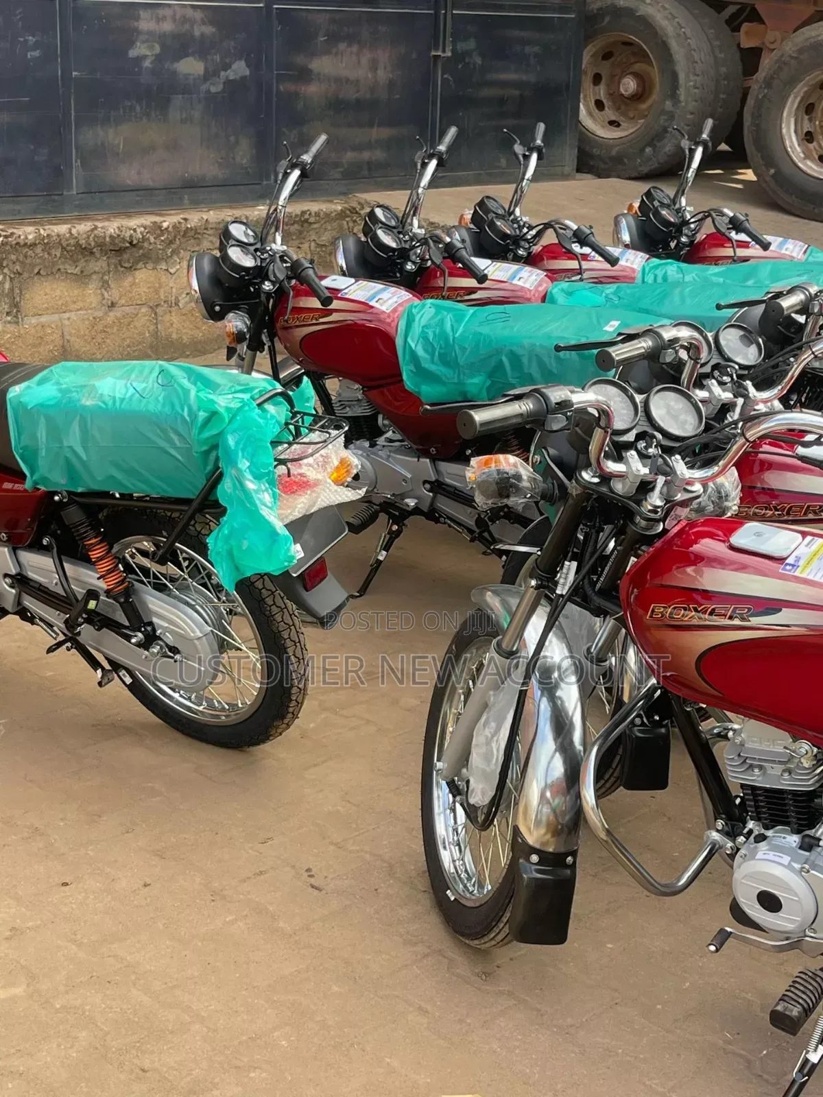 New Bajaj Boxer BM100KS 2023 Red