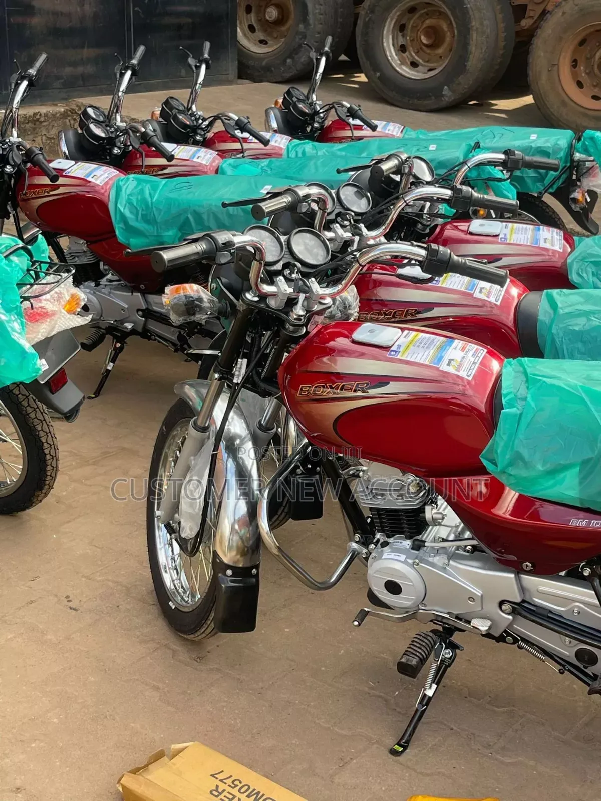 New Bajaj Boxer BM100KS 2023 Red
