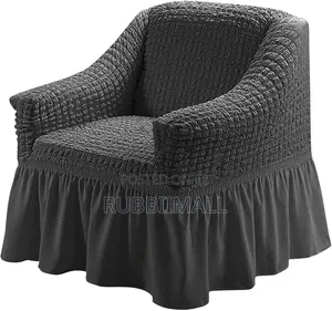 1 Seater Sofa Cover ~ Dark Grey