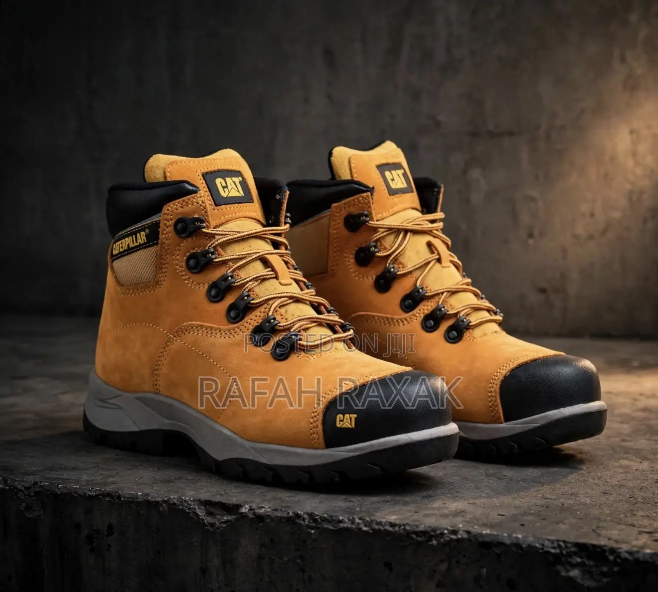 Original CAT Waterproof Steel-Toe Safety Boot