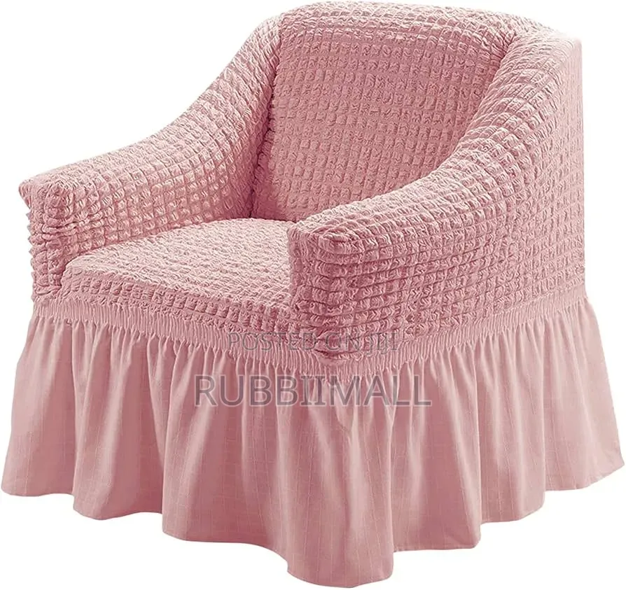 1 Seater Sofa Cover ~ Pink