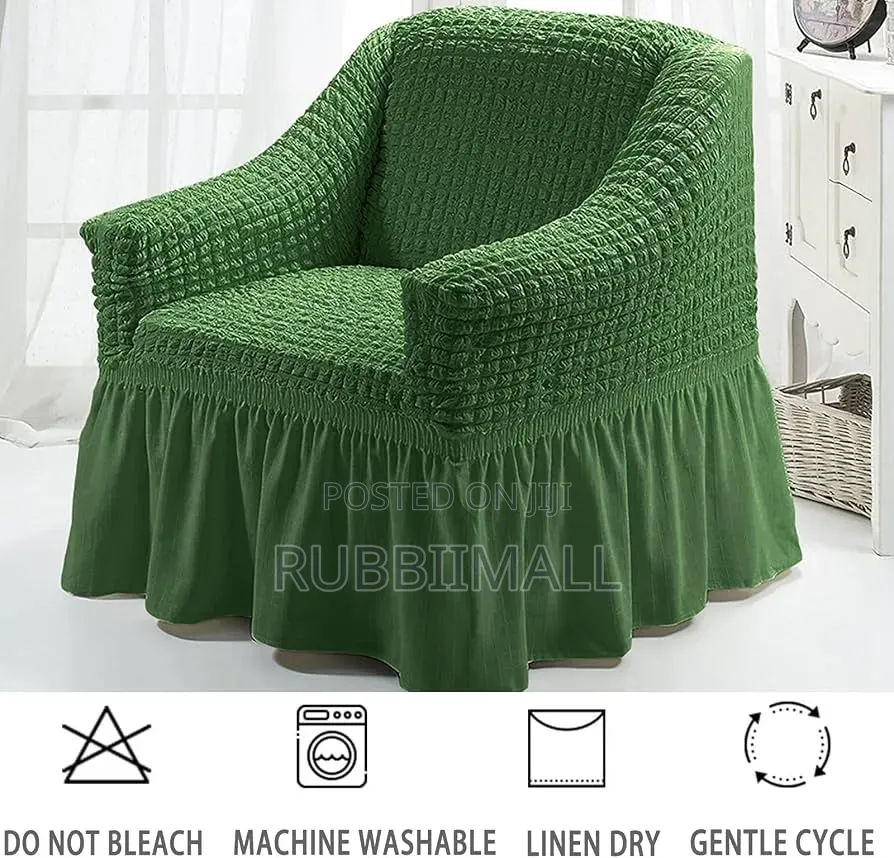 1 Seater Sofa Cover ~ Dark Green