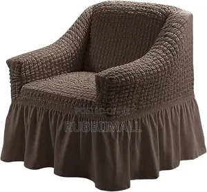 1 Seater Sofa Cover ~ Coffee Brown