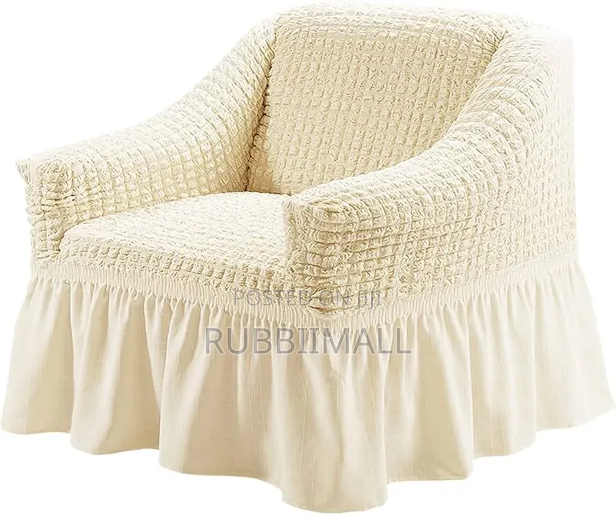 1 Seater Sofa Cover ~ Offwhite