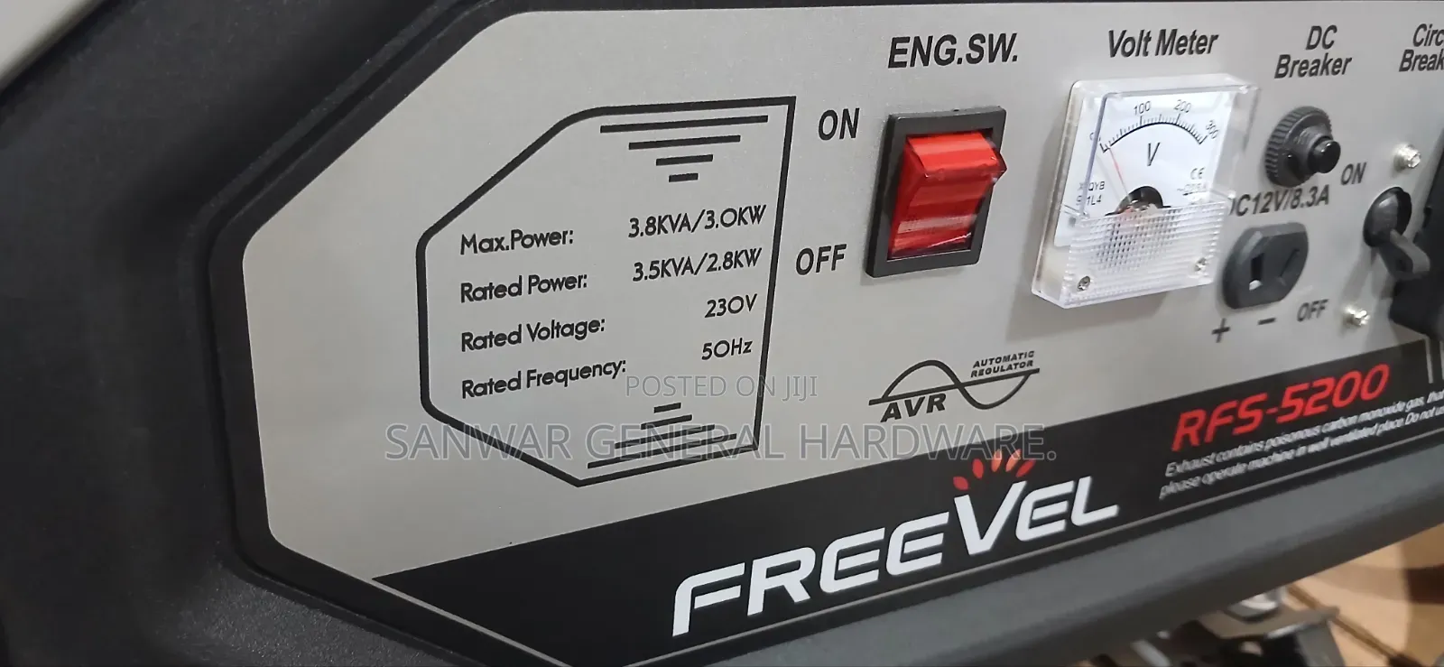 3.5KVA,Petrol Generator(Manual Pull Starter)