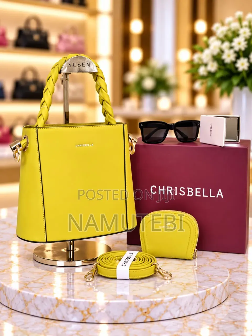 2pcs Chris Bella Luxury Handbags Boxed