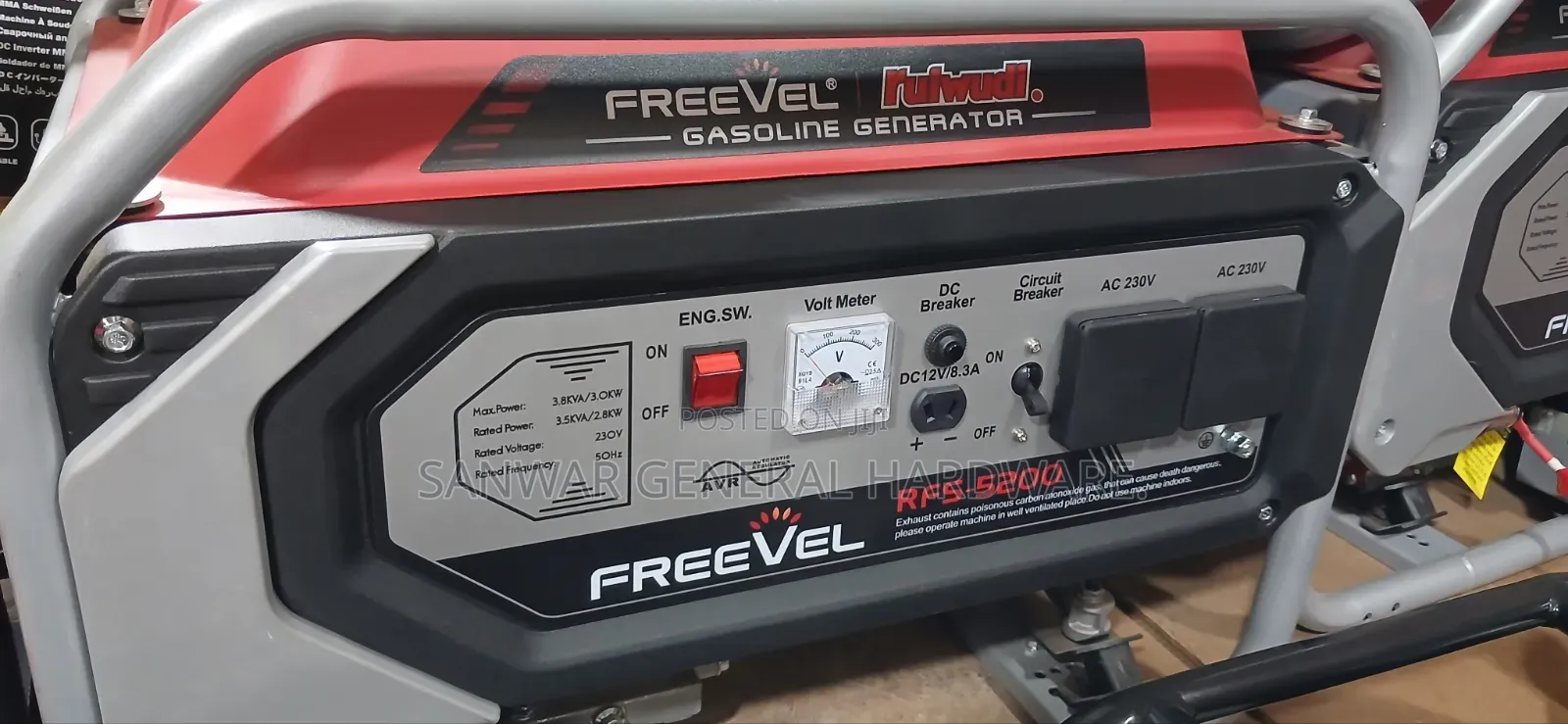 3.5KVA,Petrol Generator(Manual Pull Starter)