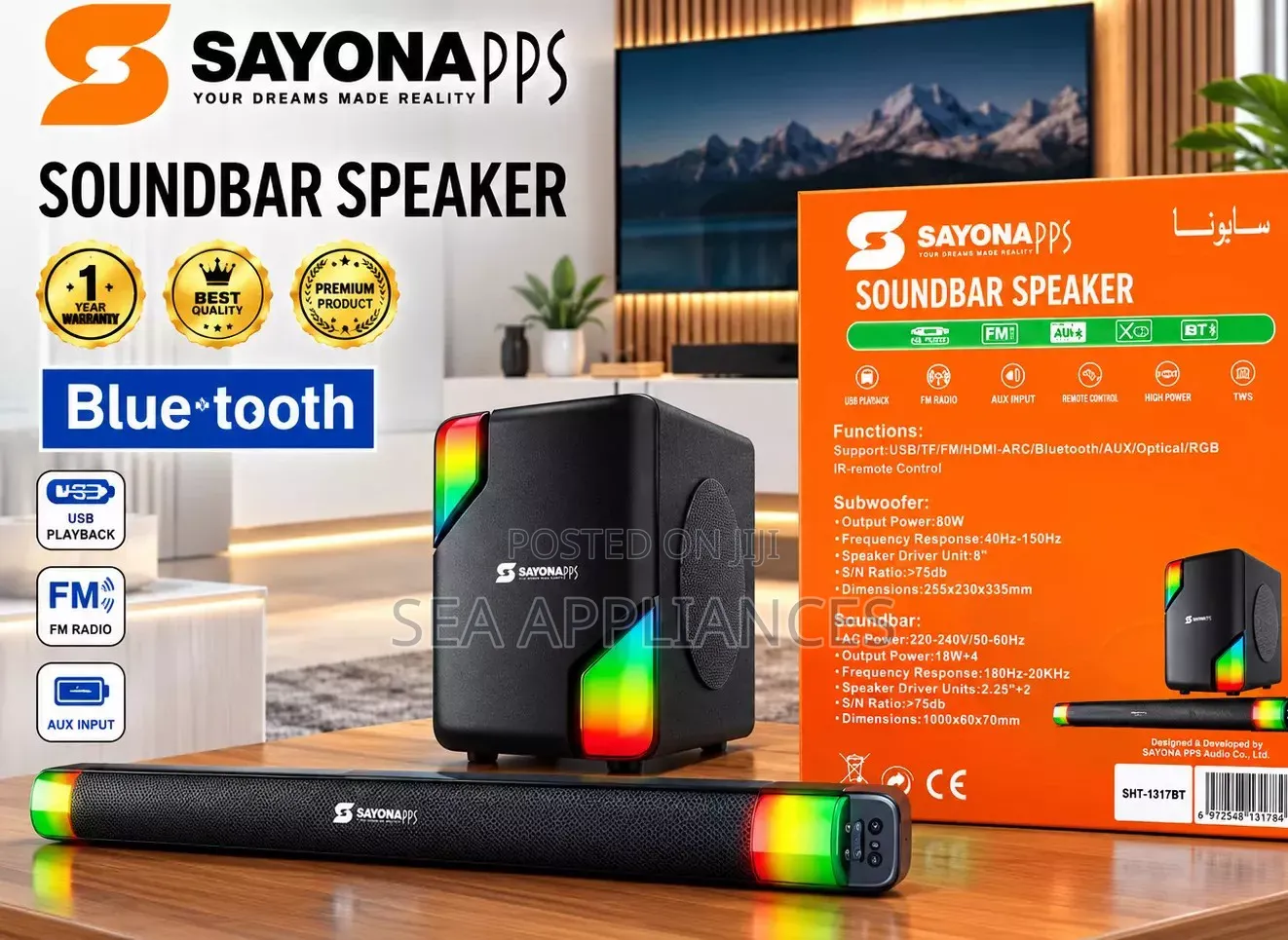 Sayona Sound Bar