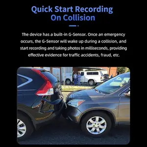 Car Dash Camera 4G GPS HD Video Playback Driving Recorder Monitor