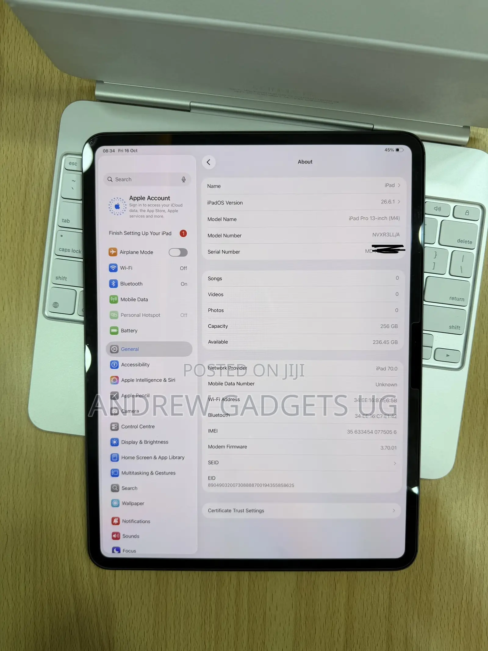 Apple iPad Pro 13 (2024) 256 GB Black
