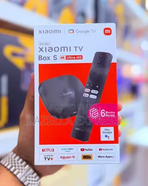 Xiaomi Mi TV Box S 3rd Gen 32GB - 4K UHD, Google TV, 32GB Memory