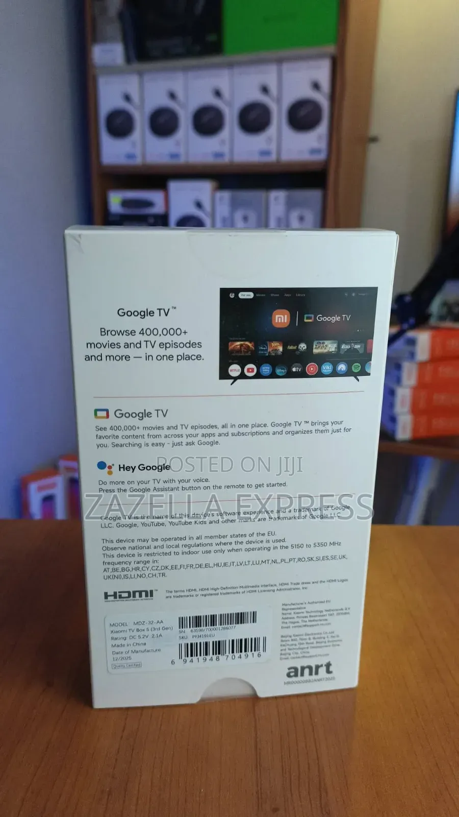 Xiaomi Mi TV Box S 3rd Gen 32GB - 4K UHD, Google TV, 32GB Memory