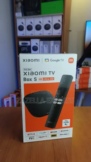 Xiaomi Mi TV Box S 3rd Gen 32GB - 4K UHD, Google TV, 32GB Memory
