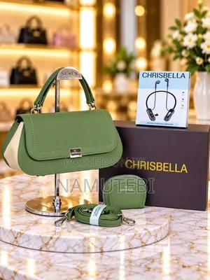 Chris Bella 2pc Handbags Boxed With Earpieces