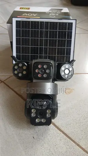 4G Solar Security Camera – 3 Lens Outdoor CCTV