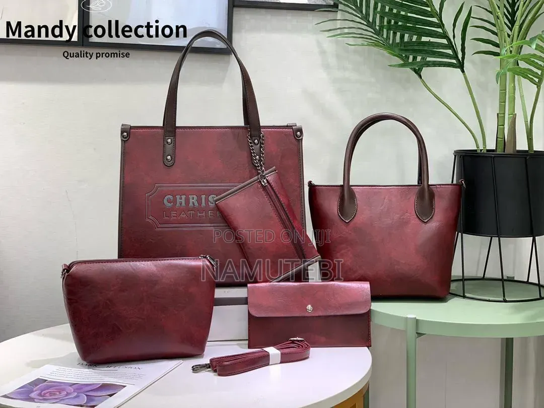 5-in-1 Christian Leatherware Matching Bag Set