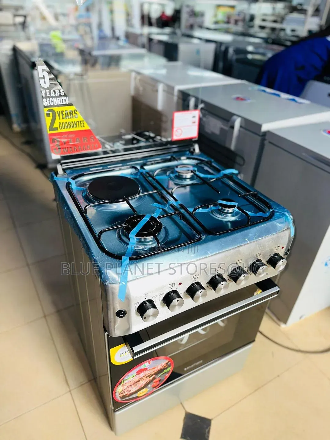 Blueflame 3 Gas +1 Electric Auto_cookers || 60cm × 60cm