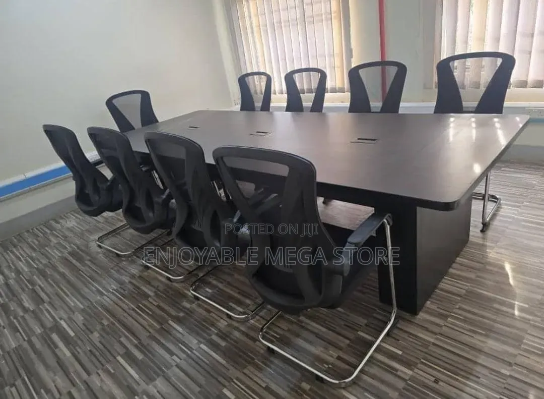 Meeting Boadroom Table and 10 Chairs