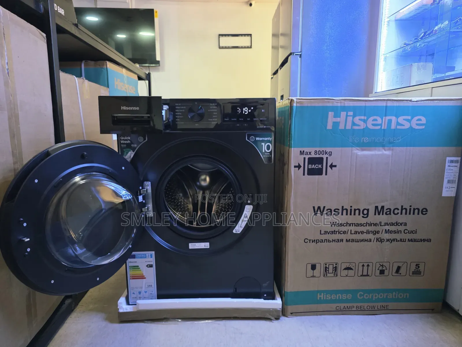 Hisense 9kgs Brand New Inverter Technology Frontloader Washing Machine