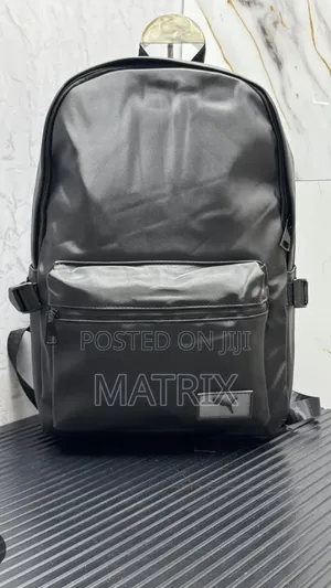 Leather Laptop Backpack Bag