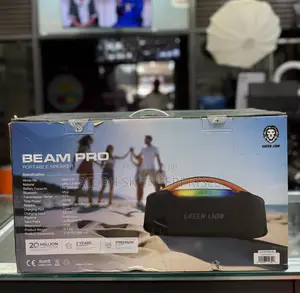 Green Lion Beam Pro Portable Speaker With Microphone 120W