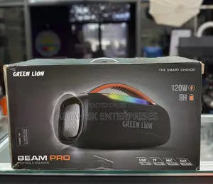 Green Lion Beam Pro Portable Speaker With Microphone 120W