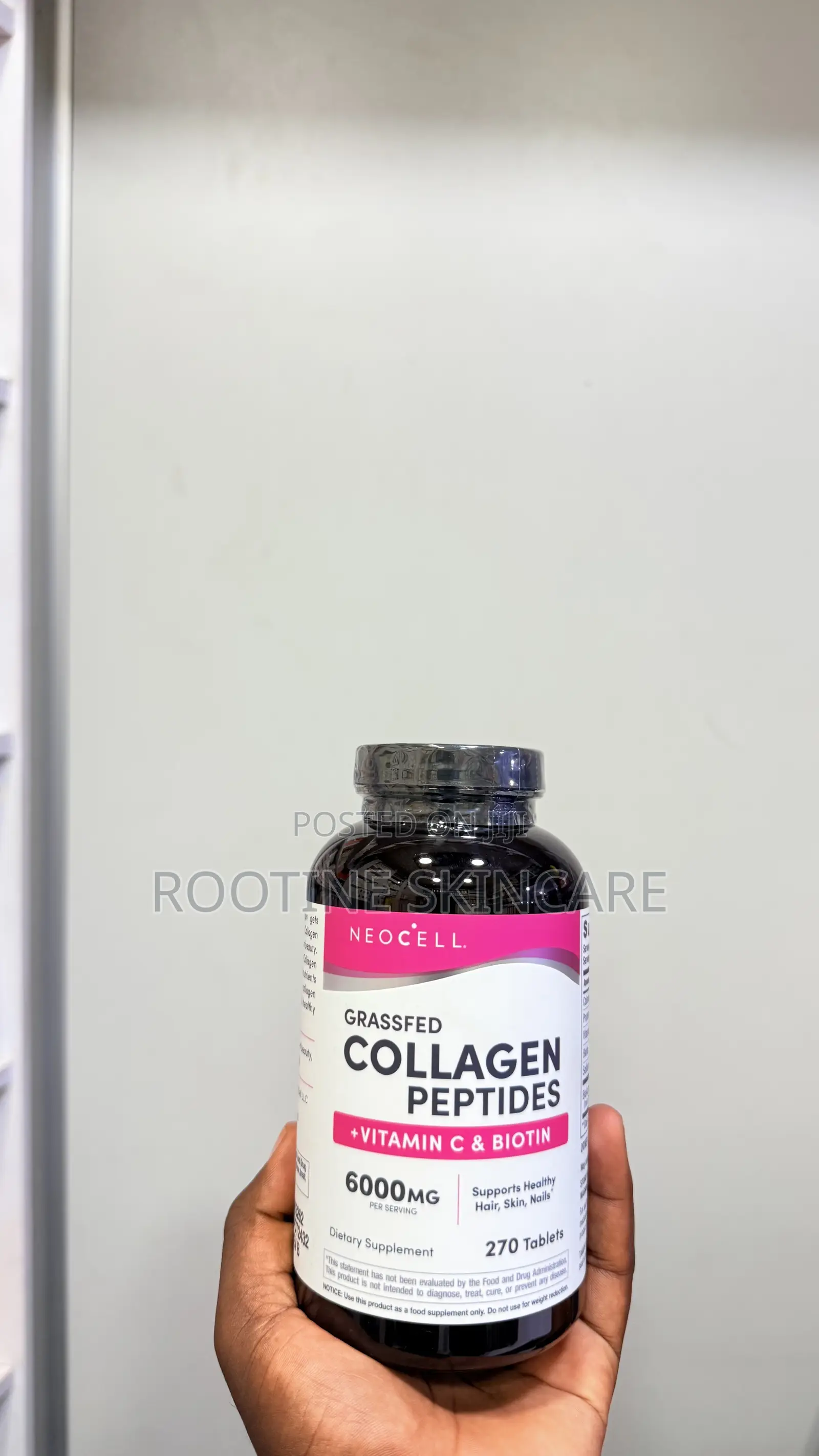 NeoCell Grassfed Collagen Peptides + Vitamin C + Biotin 6000mg
